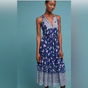 ANthropologie Omeara Midi Dress Sz S